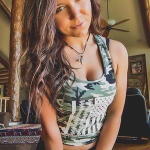 Camo tank top